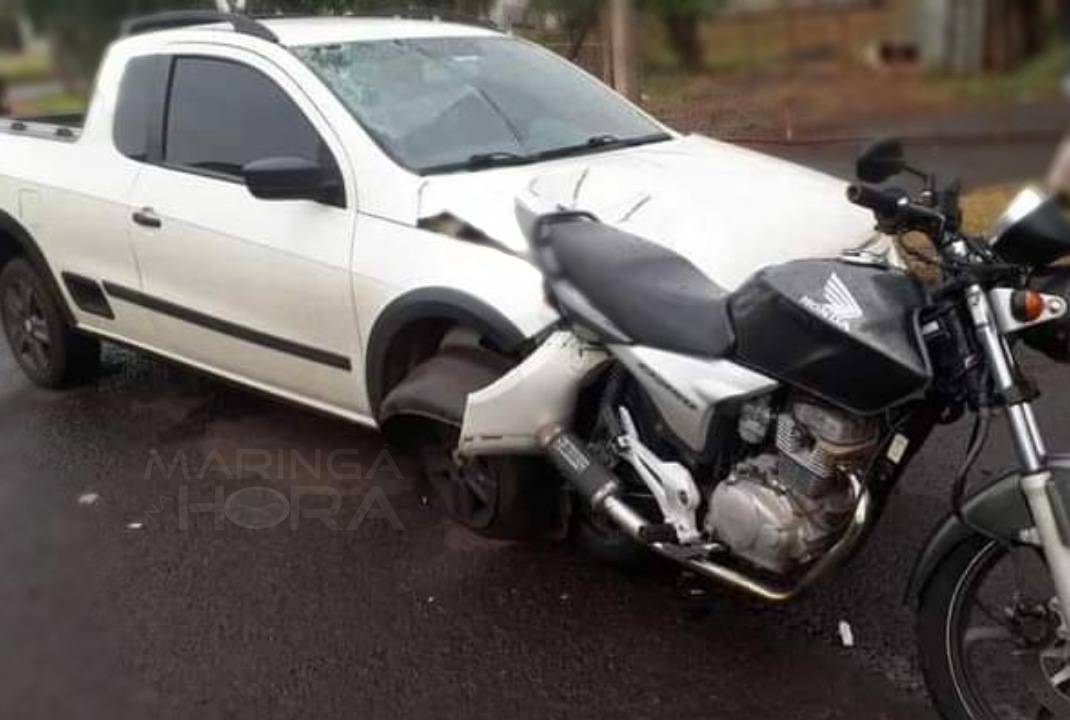 foto de Motociclista é socorrido inconsciente após acidente no Contorno Norte em Maringá 