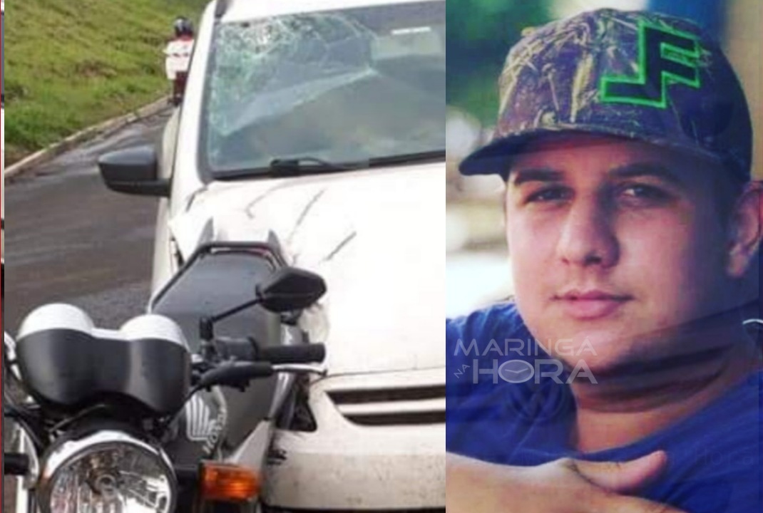 foto de Jovem que estava na garupa de moto, morre no hospital em Maringá