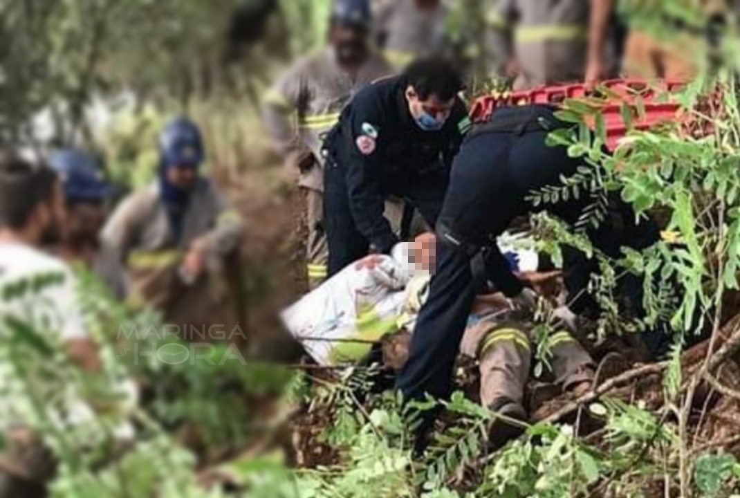 foto de Trabalhador cai de árvore e fica gravemente ferido na zona rural de Ângulo