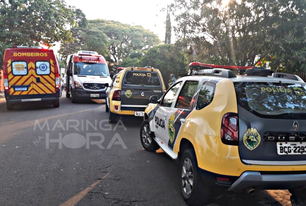 foto de Homem mata enteada e atira contra esposa na Zona 04, em Maringá