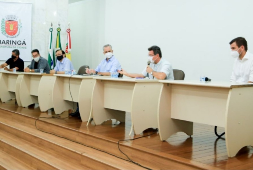 foto de Reunião define ′pacto pela vida′ no enfrentamento da pandemia do Covid-19 em Maringá 