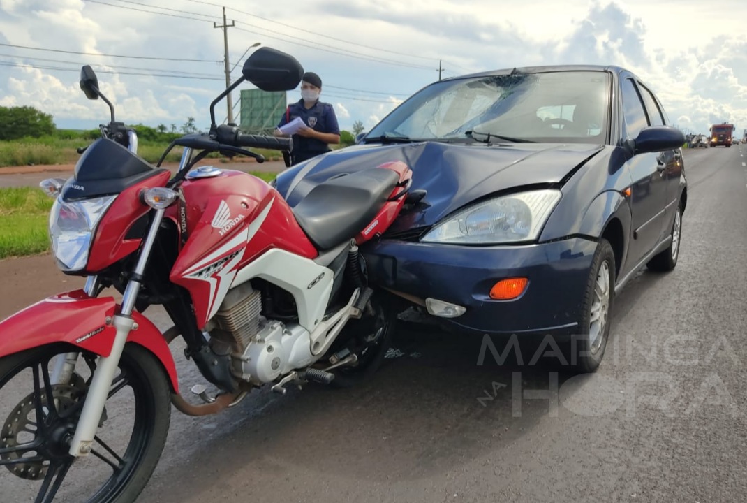 foto de Colisão traseira deixa casal com ferimentos graves na PR-323