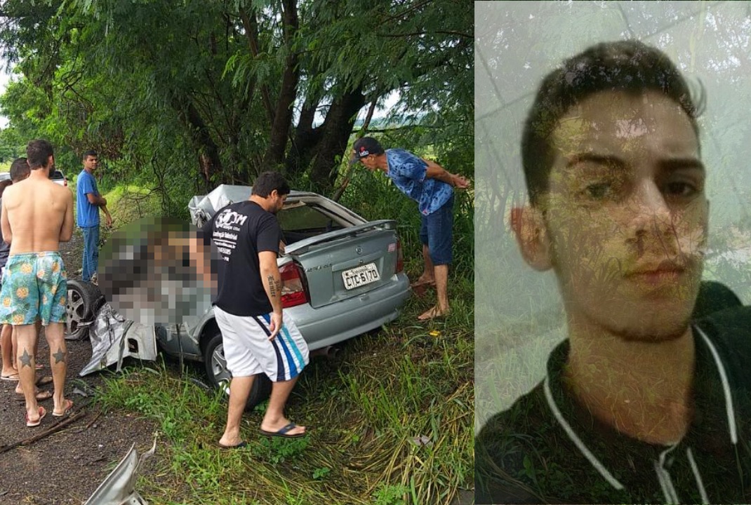 foto de Colisão frontal entre carro e caminhão mata jovem de 17 anos