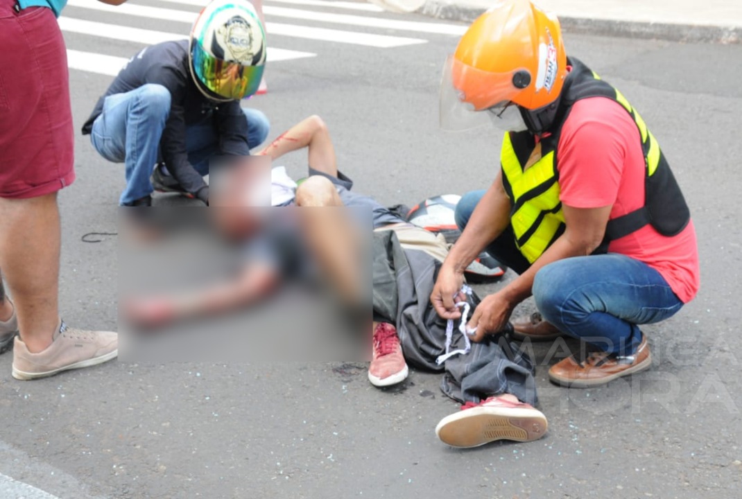 foto de Skatista é atropelado e motorista de carro foge sem prestar socorro, em Maringá