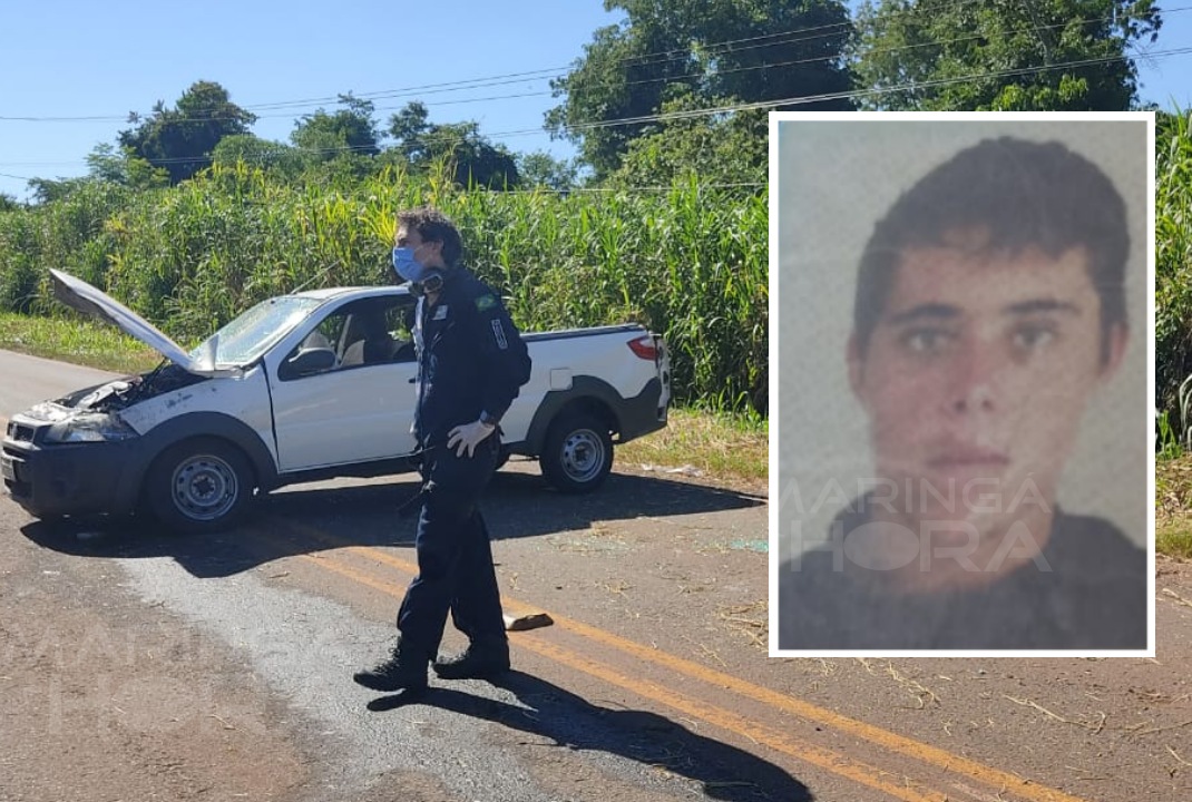 foto de Jovem de 27 anos morre após capotar picape em rodovia na região de Maringá