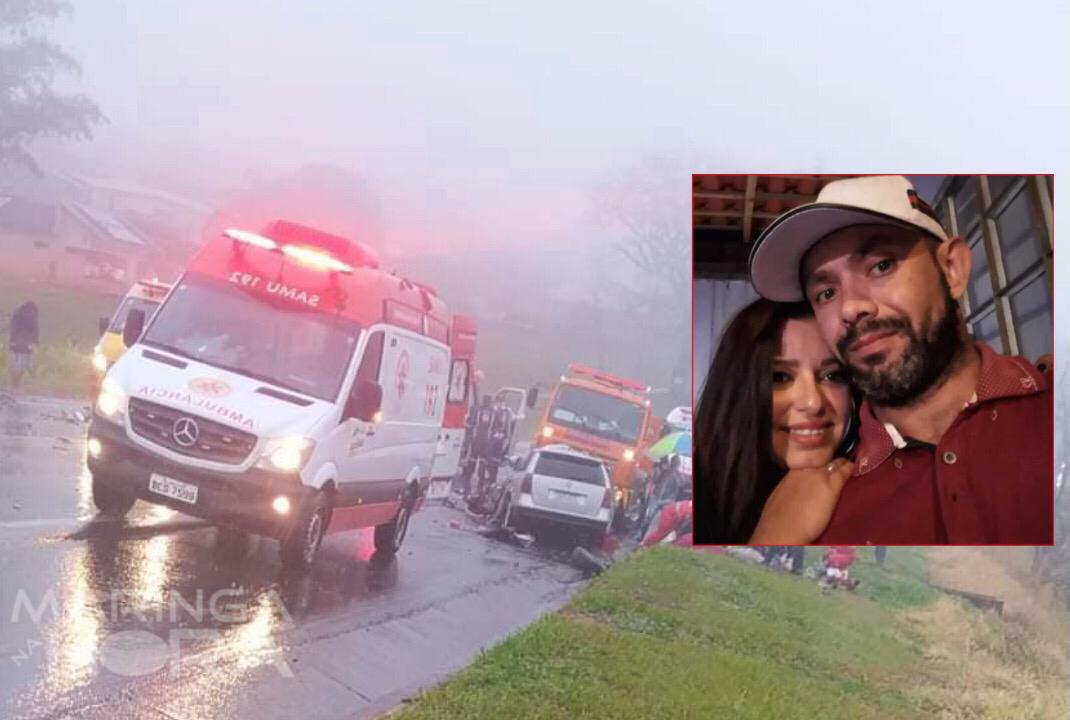 foto de Colisão frontal entre caminhão e carro mata casal na BR-376