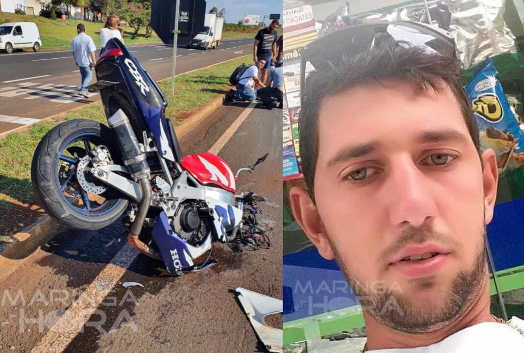 foto de Colisão entre carro e moto registrada por câmera de segurança termina em morte na região