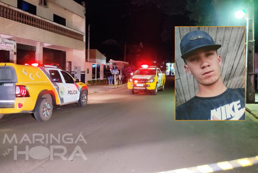 foto de Jovem morre após ser baleado em rua do centro de Mandaguari