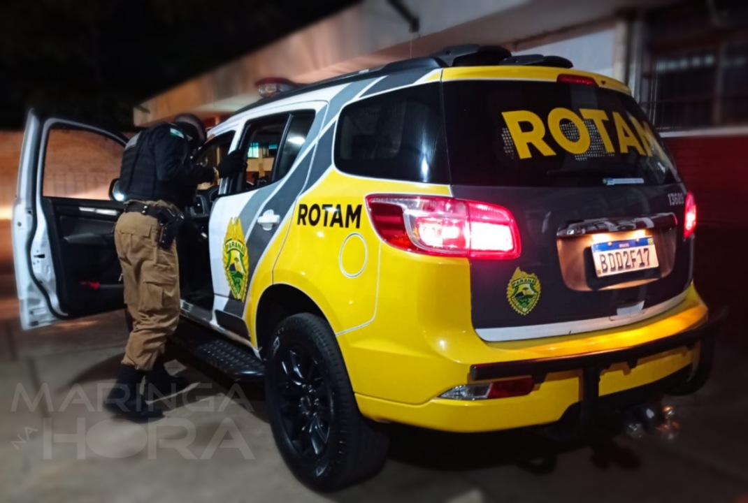 foto de Foragido da justiça é preso pela PM por tráfico de drogas em Maringá