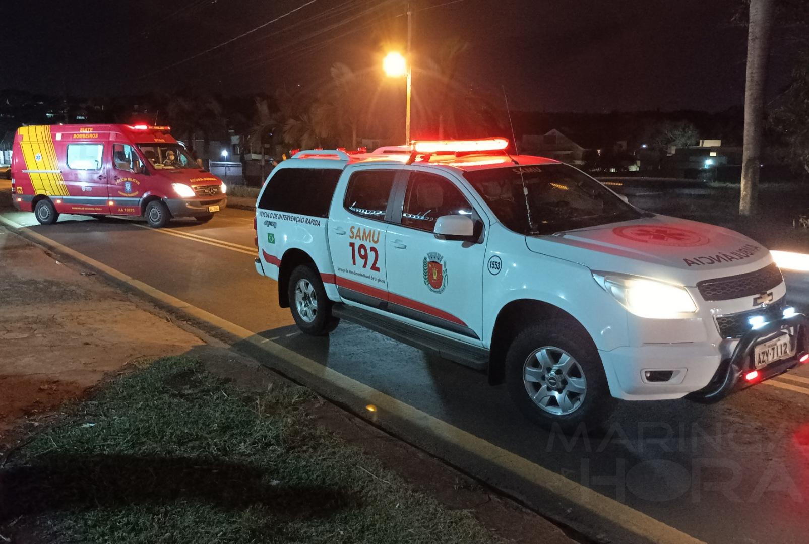 foto de Homem é atropelado em Maringá e motorista foge sem prestar socorro