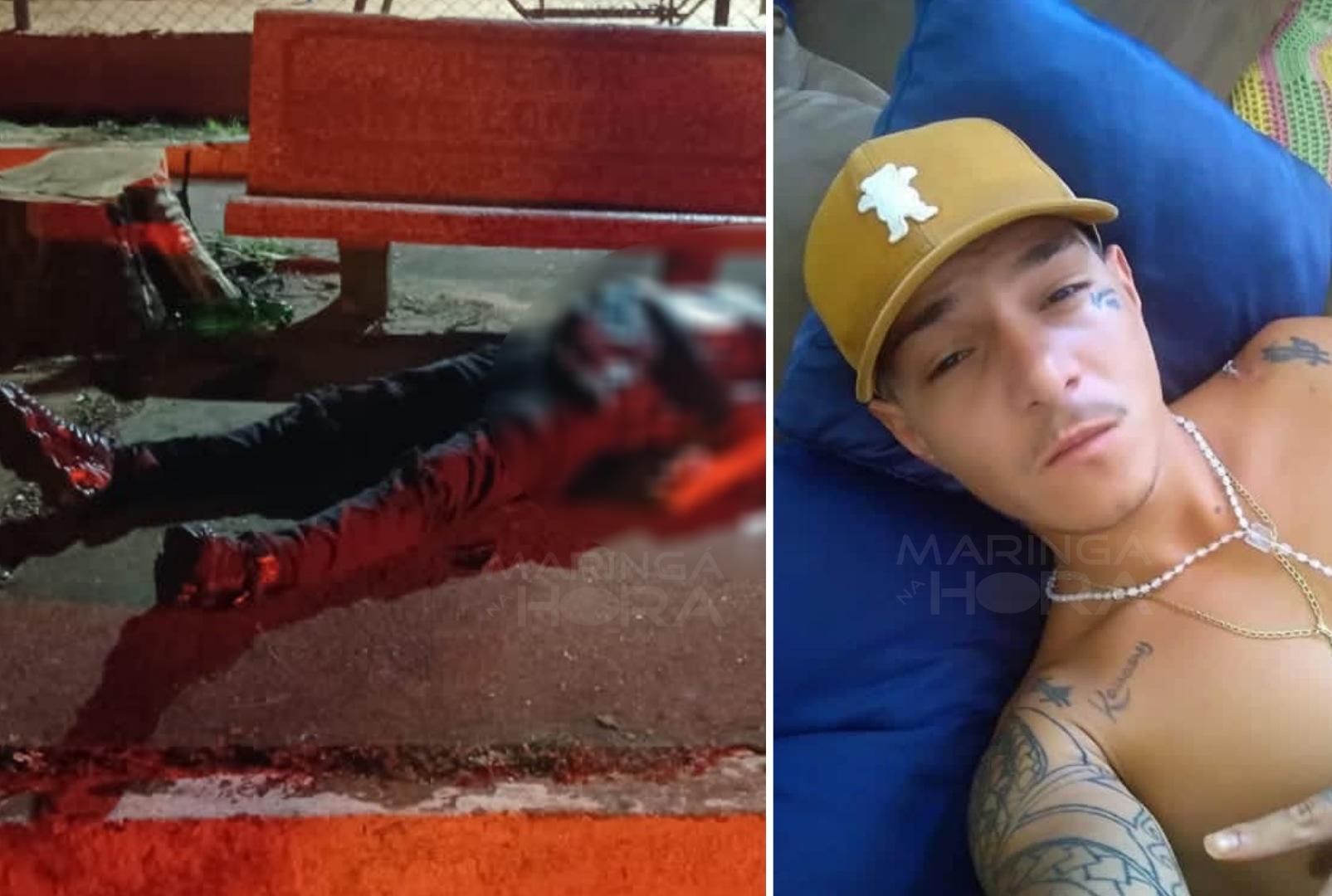 foto de Jovem é executado a tiros em praça pública na cidade de Mandaguaçu 