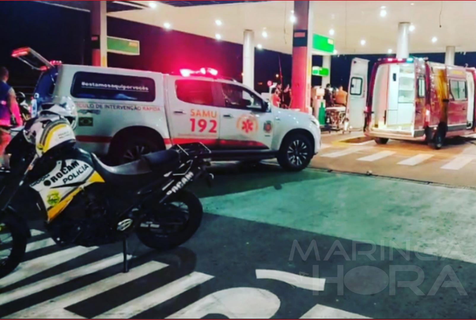 foto de Maringá; assaltante ferido em troca de tiros com a polícia após roubo de caminhonete