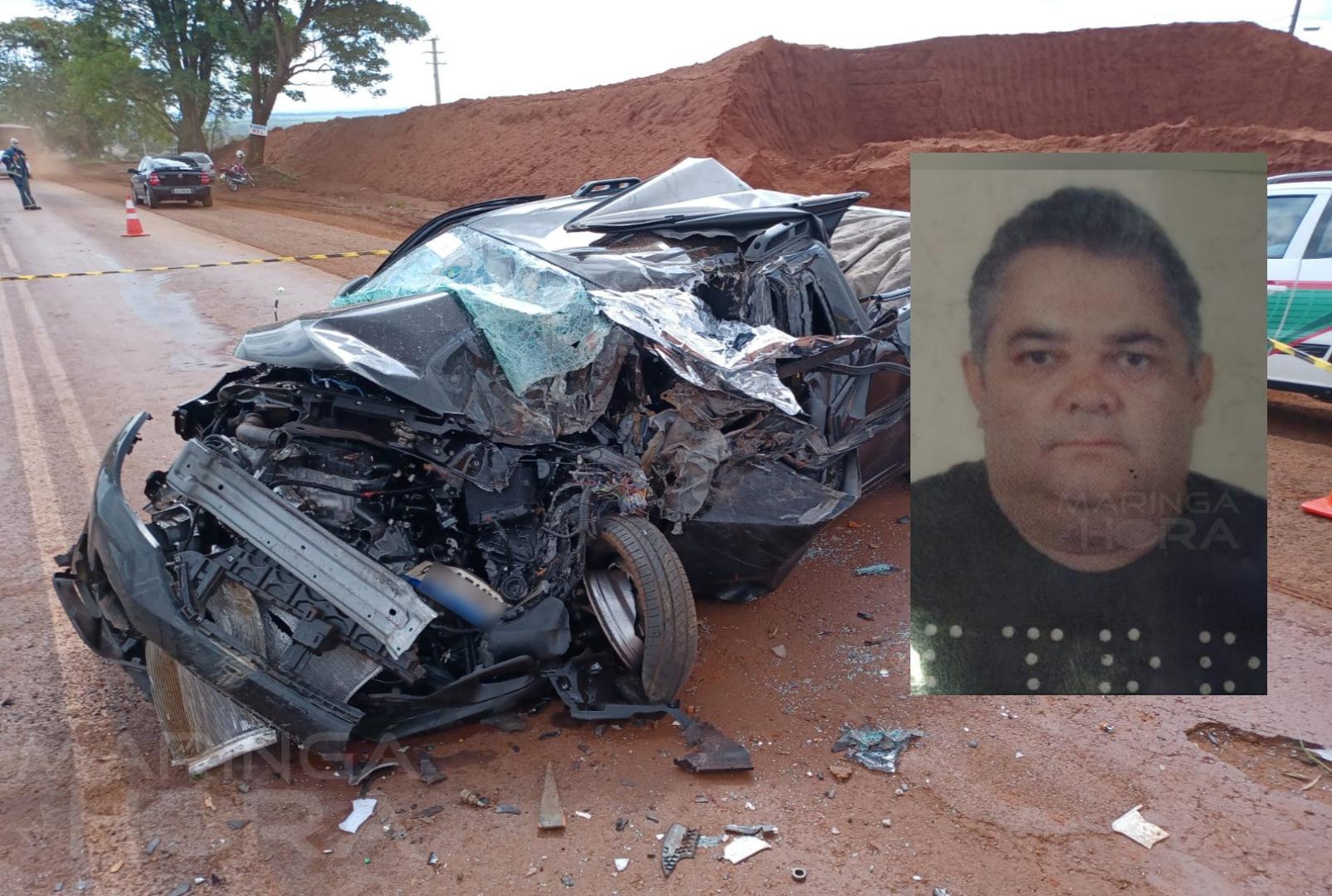 foto de Acidente entre picape e caminhão mata motorista na rodovia PR-323