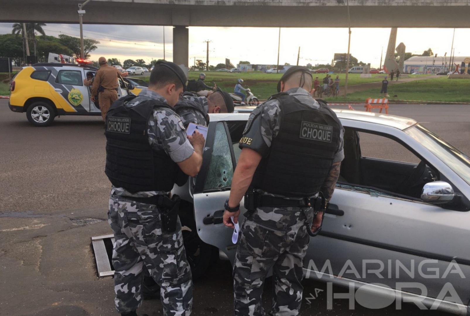 foto de IML identifica os elementos mortos após confronto com a PM entre Maringá e Sarandi