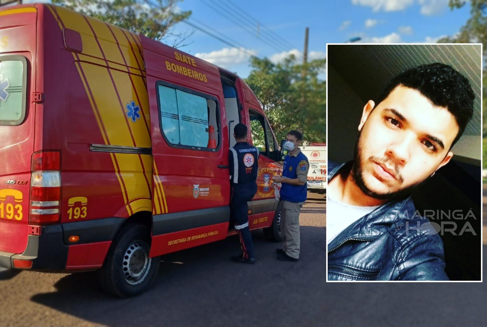 foto de Jovem de 22 anos morre depois de sofrer acidente, em Maringá