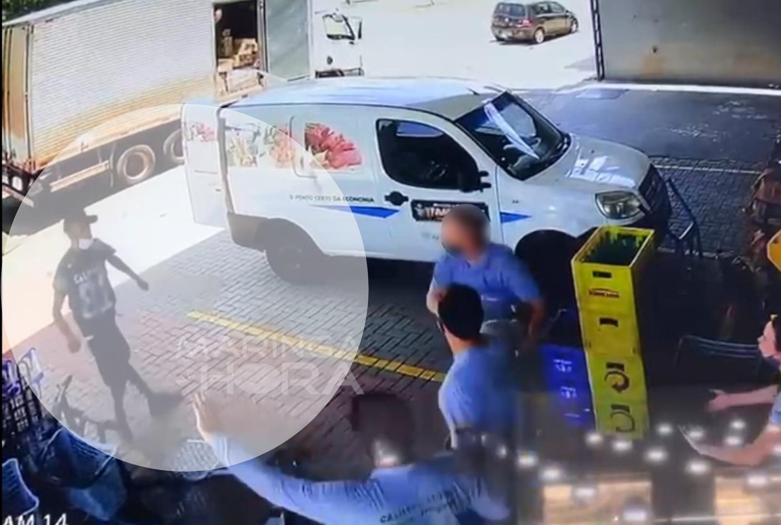 foto de Assalto em supermercado termina com homem esfaqueado em Maringá