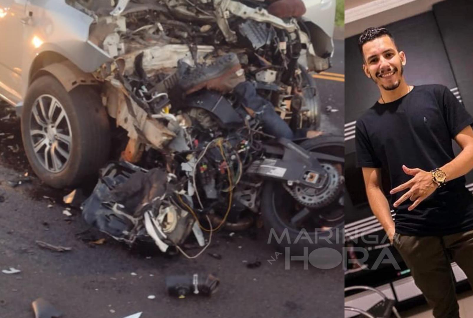 foto de Jovem morre ao colidir com moto de alta cilindrada em carro na região