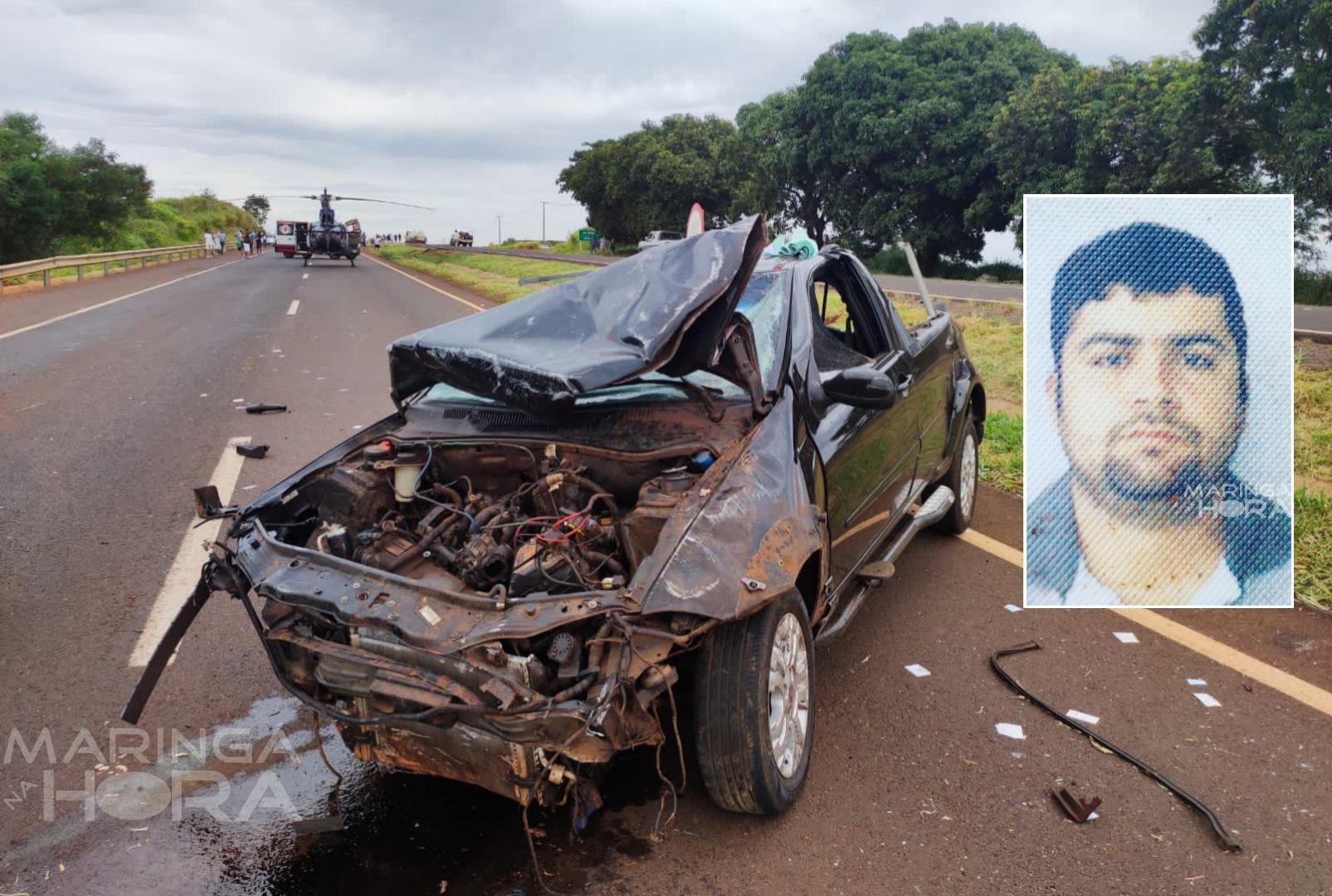 foto de Motorista de 34 anos morre após veículo capotar na rodovia PR-323 