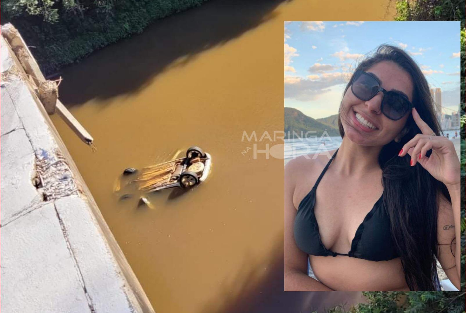 foto de Moça de 27 anos, morre ao cair com veículo de ponte na região