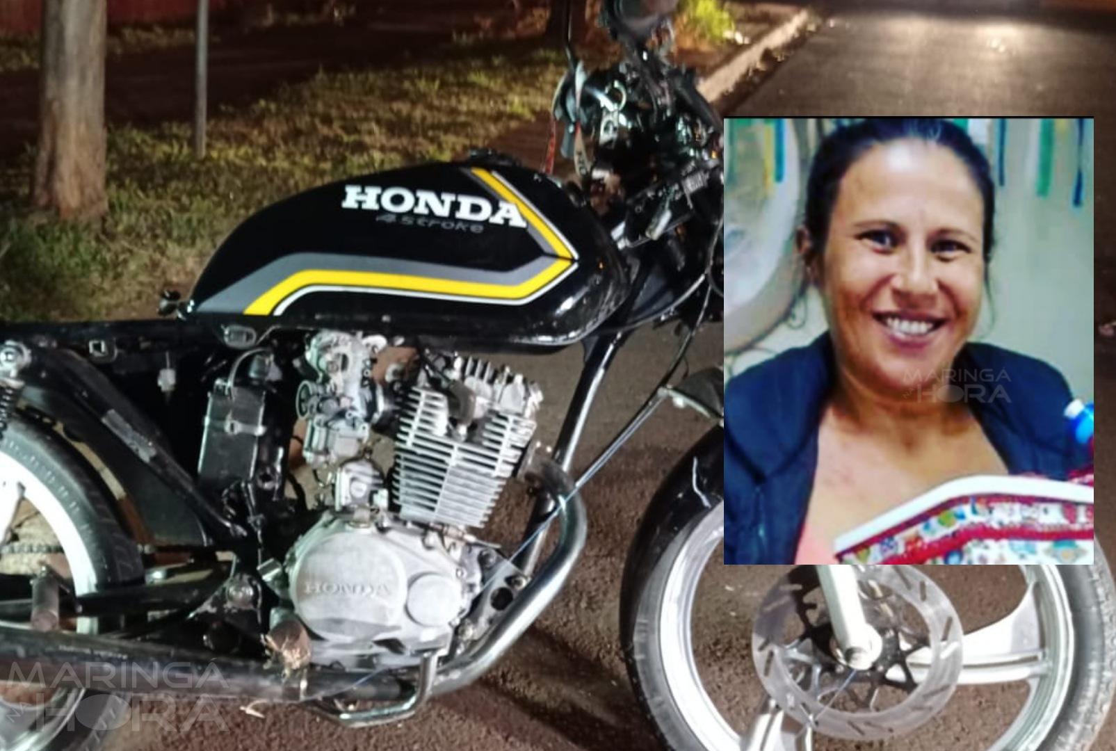 foto de Mãe morre no feriado de Natal e filha pequena fica ferida após serem atropeladas por moto em Maringá