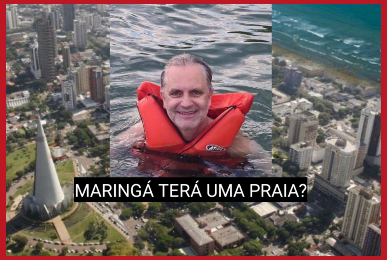 foto de A ideia da praia em Maringá poderá se tornar realidade