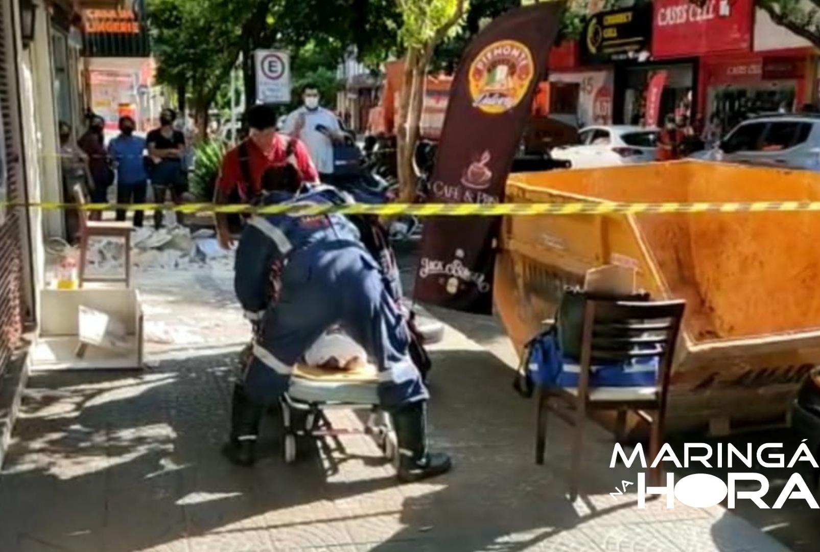 foto de Teto desaba e deixa 7 vítimas em estabelecimento no centro de Marialva