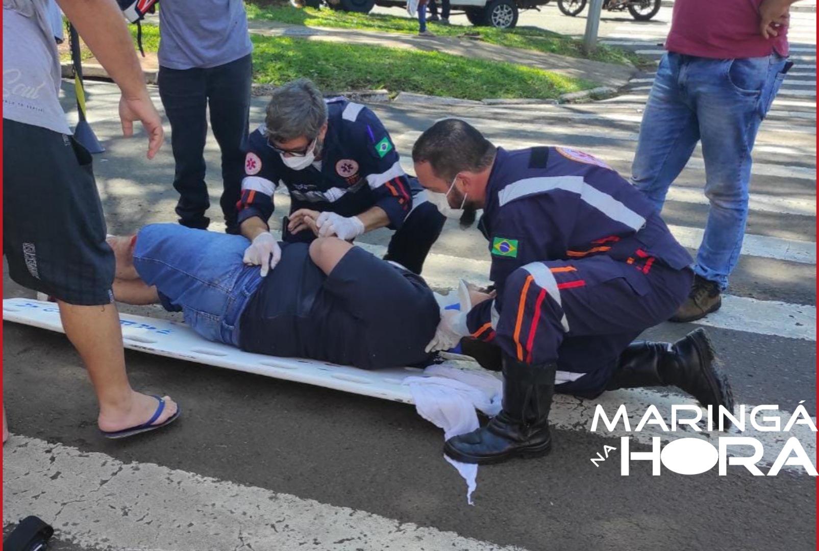 foto de Indo para a casa da avó almoçar jovem sofre acidente de trânsito em Maringá