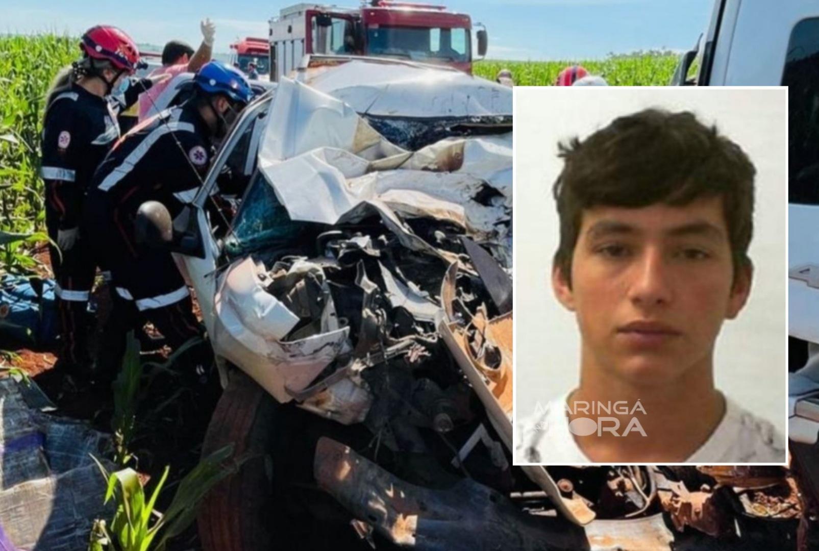 foto de Após sofrer gravíssimo acidente em estrada rural jovem acaba morrendo