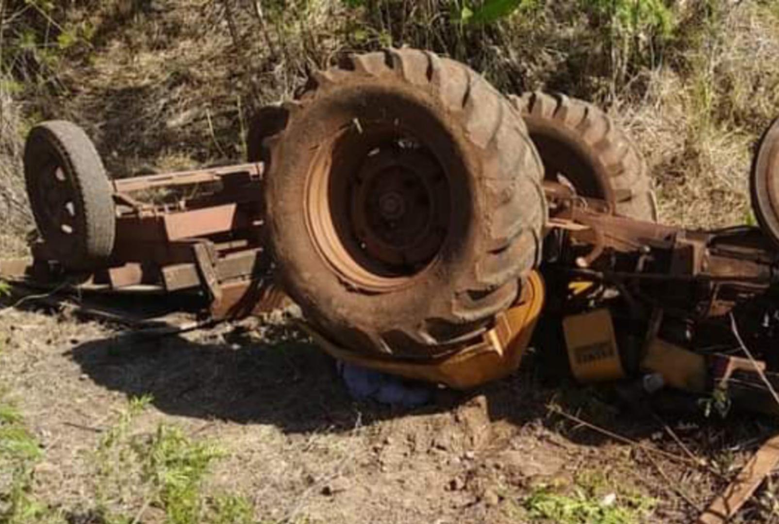 foto de Adolescente de 15 anos morre após trator capotar na zona rural