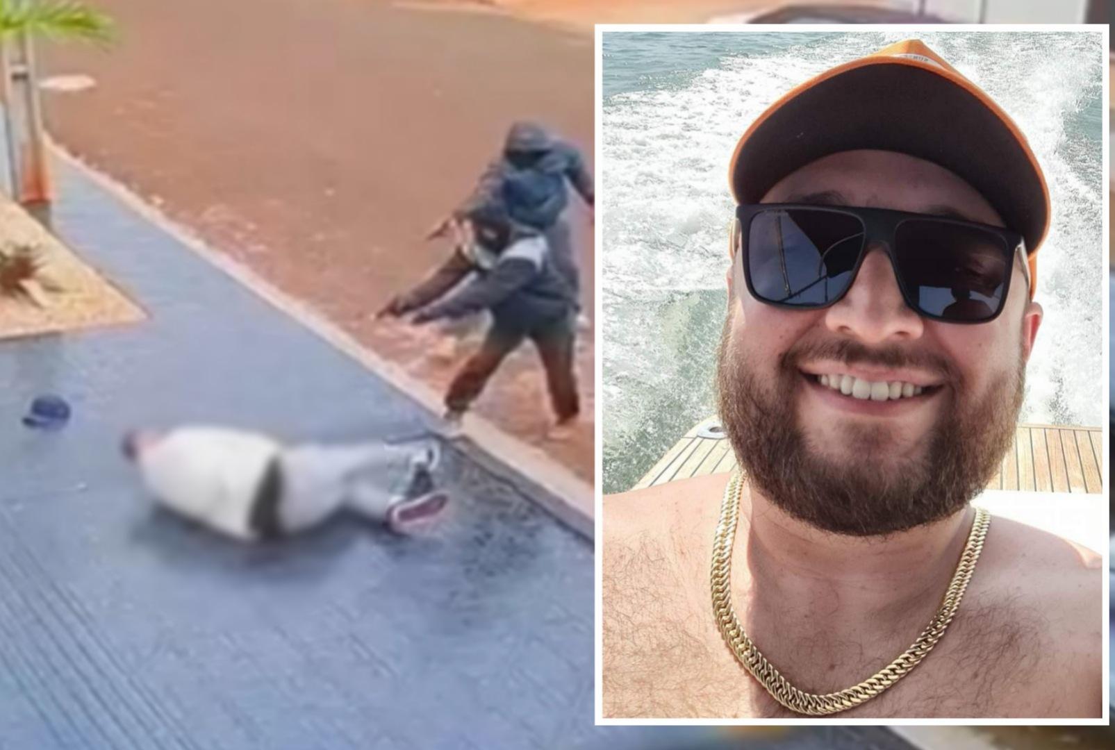 foto de Câmera flagra momento exato em que rapaz é morto a tiros em Maringá