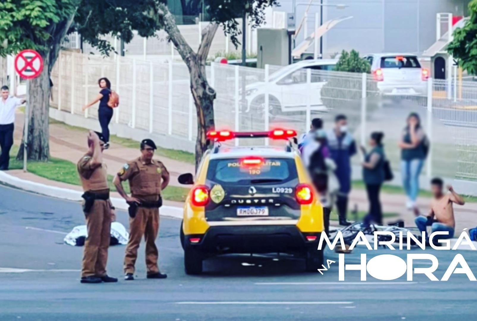 foto de Ciclista morre atropelado por ônibus em Maringá