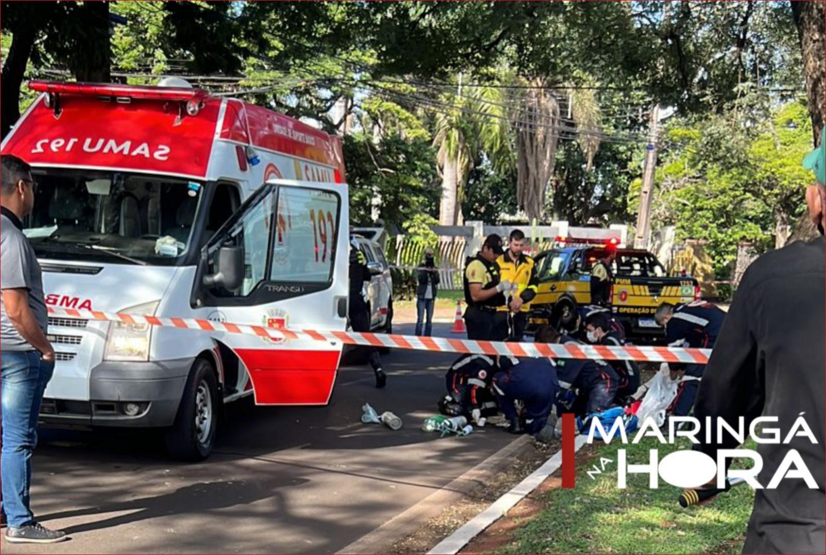 foto de Idosa morre após ser atropelada por carro, em Maringá 