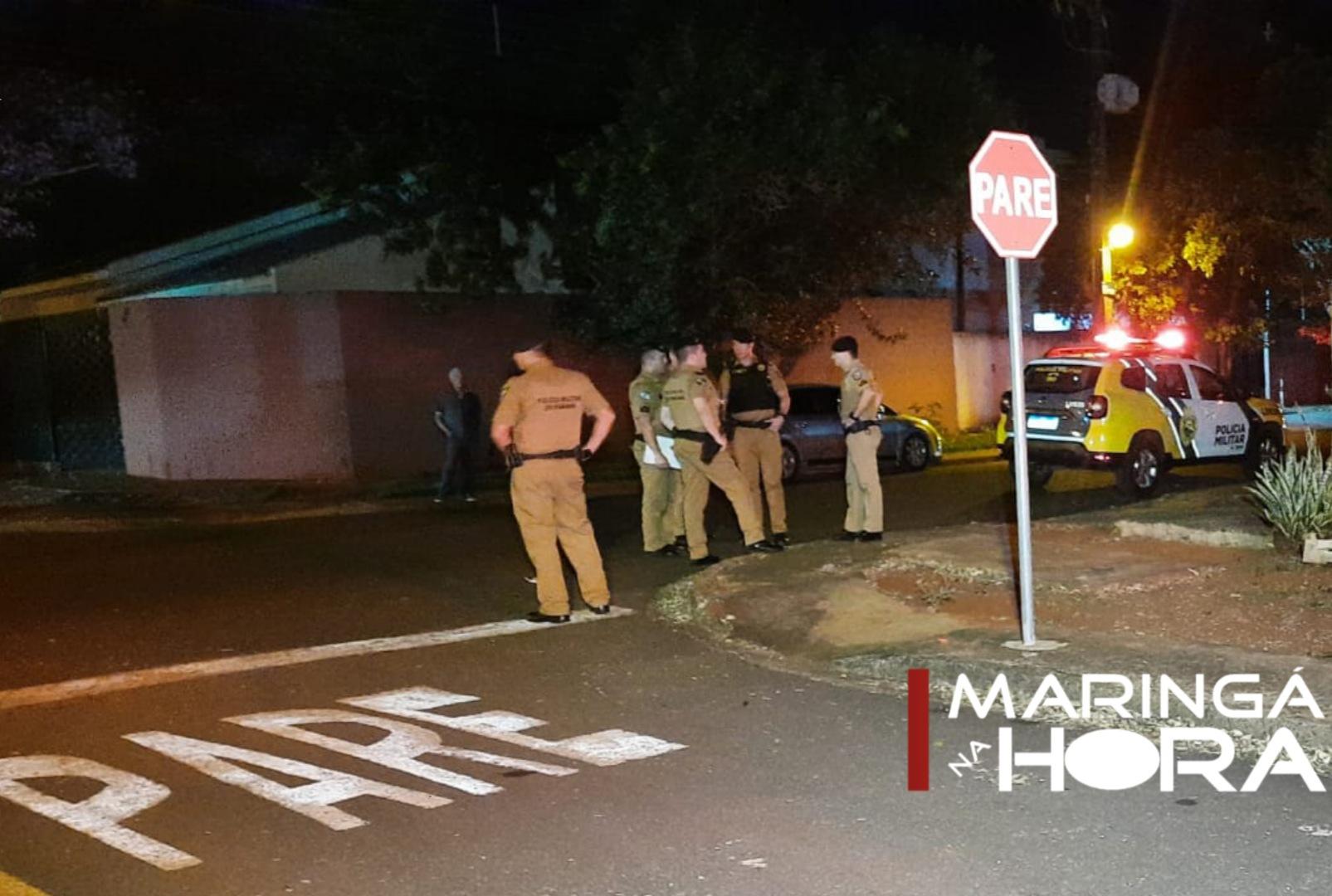 foto de Mulher é socorrida após ser baleada em Maringá