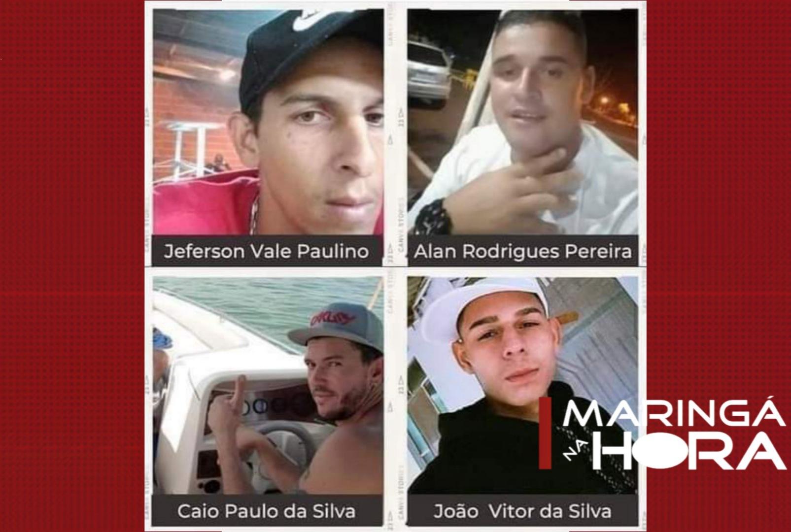 foto de 4 rapazes moradores da região são encontrados mortos