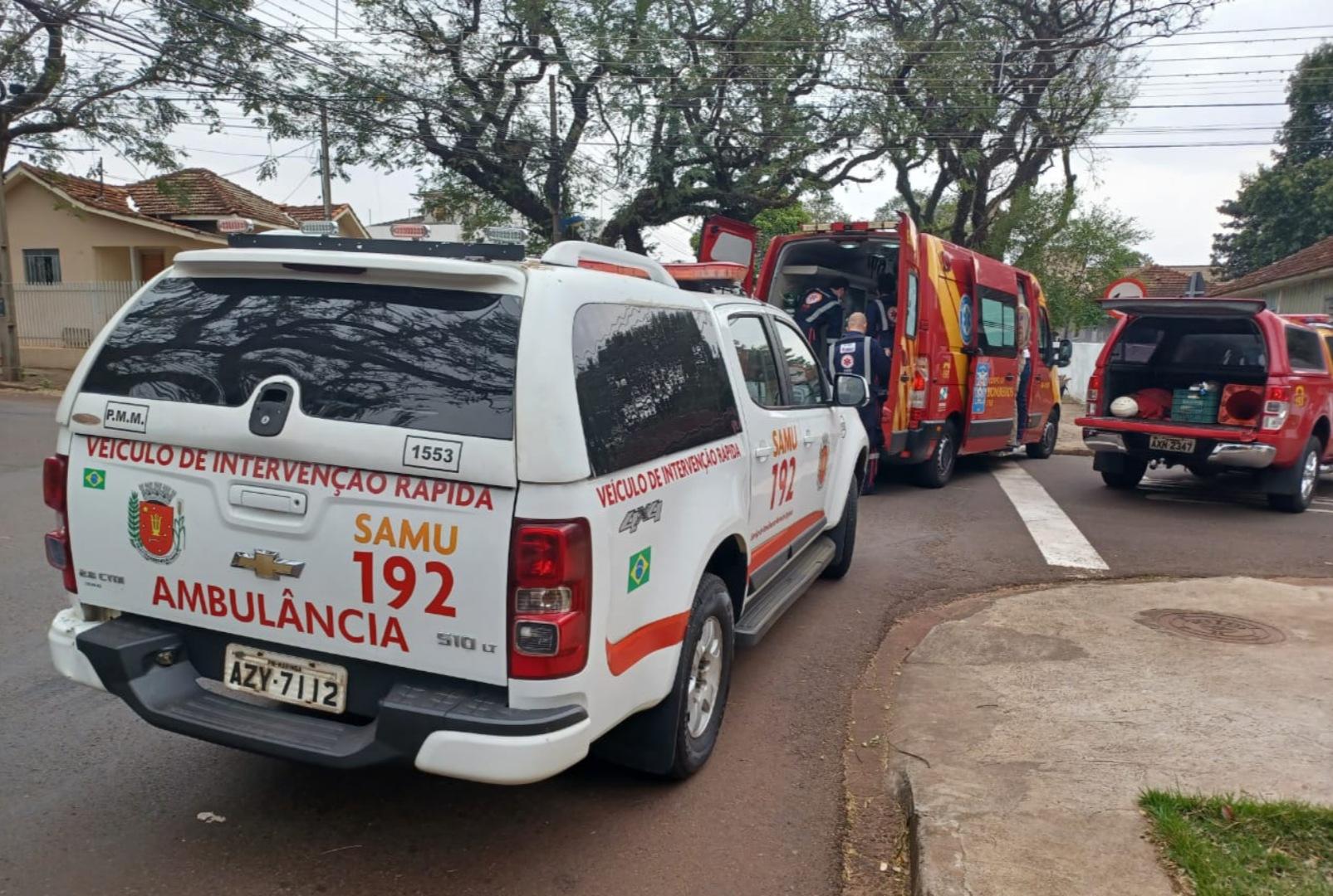 foto de Motociclista fica ferido após sofrer grave acidente em Maringá