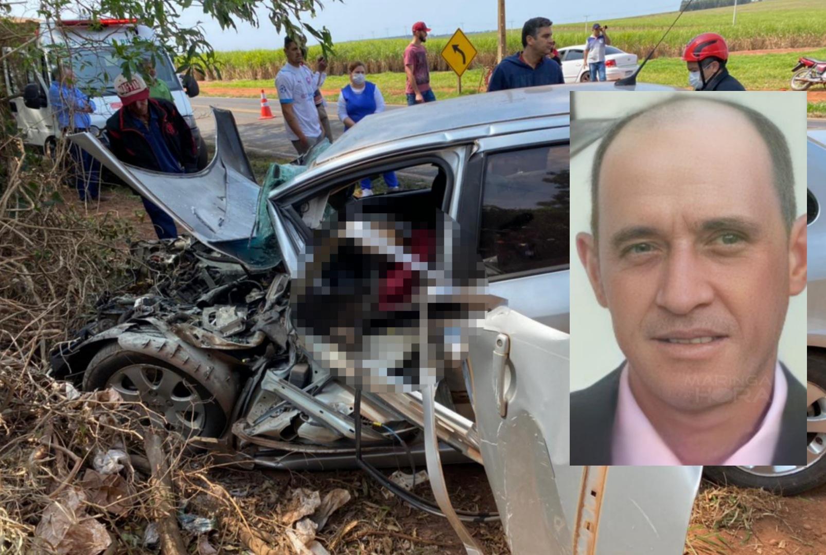 foto de Identificado homem que morreu após colisão de carro contra caminhão