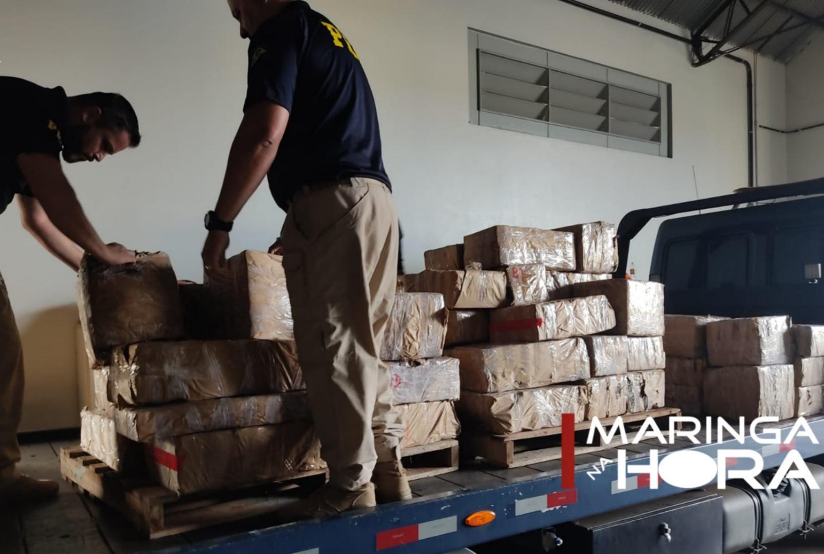 foto de PRF apreende grande quantidade de maconha em Maringá