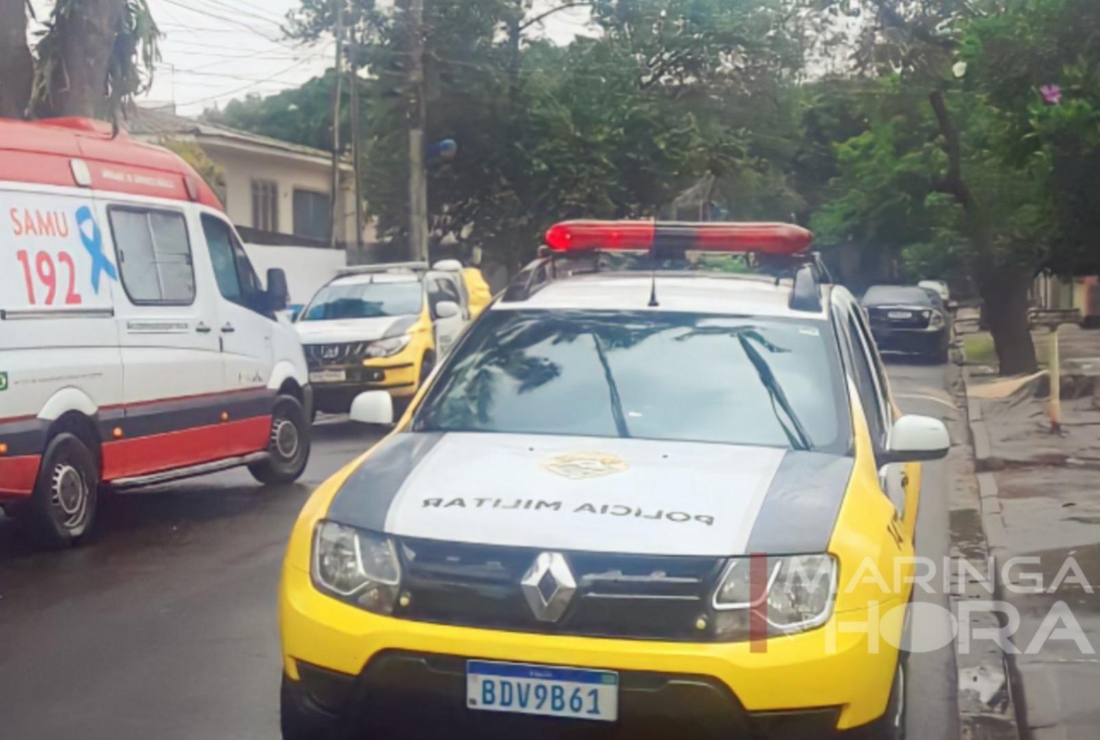 foto de Homem é baleado enquanto saia de casa em Maringá