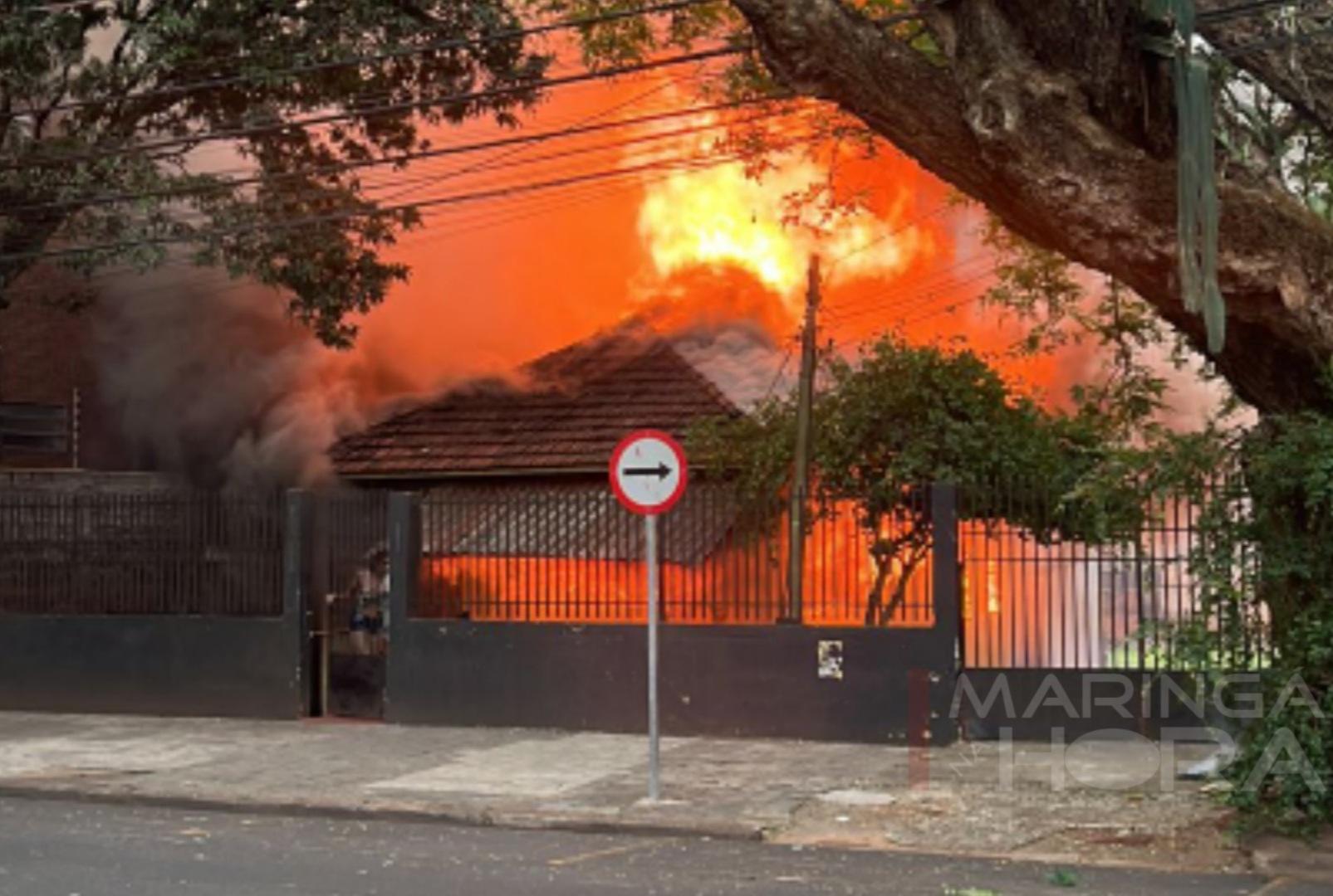 foto de Tragédia: incêndio em casa deixa uma pessoa morta e feridos em Maringá