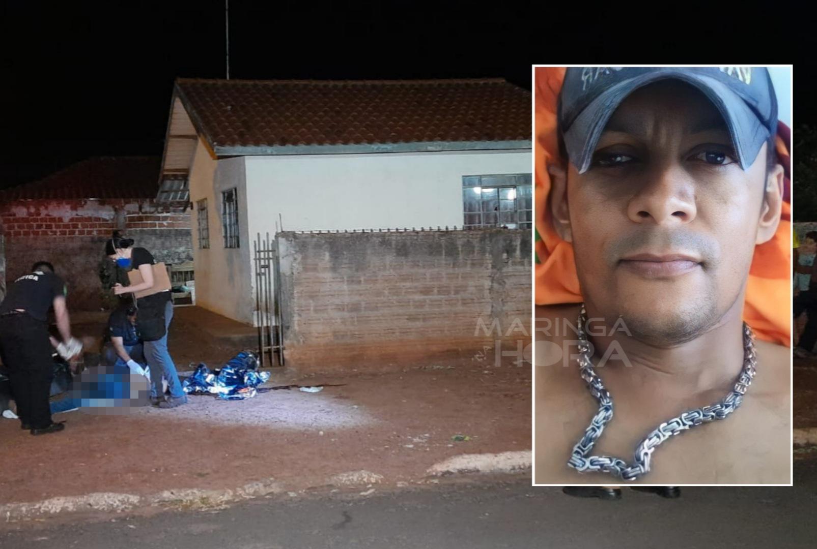 foto de Homem é cruelmente morto na frente de casa a facadas na região