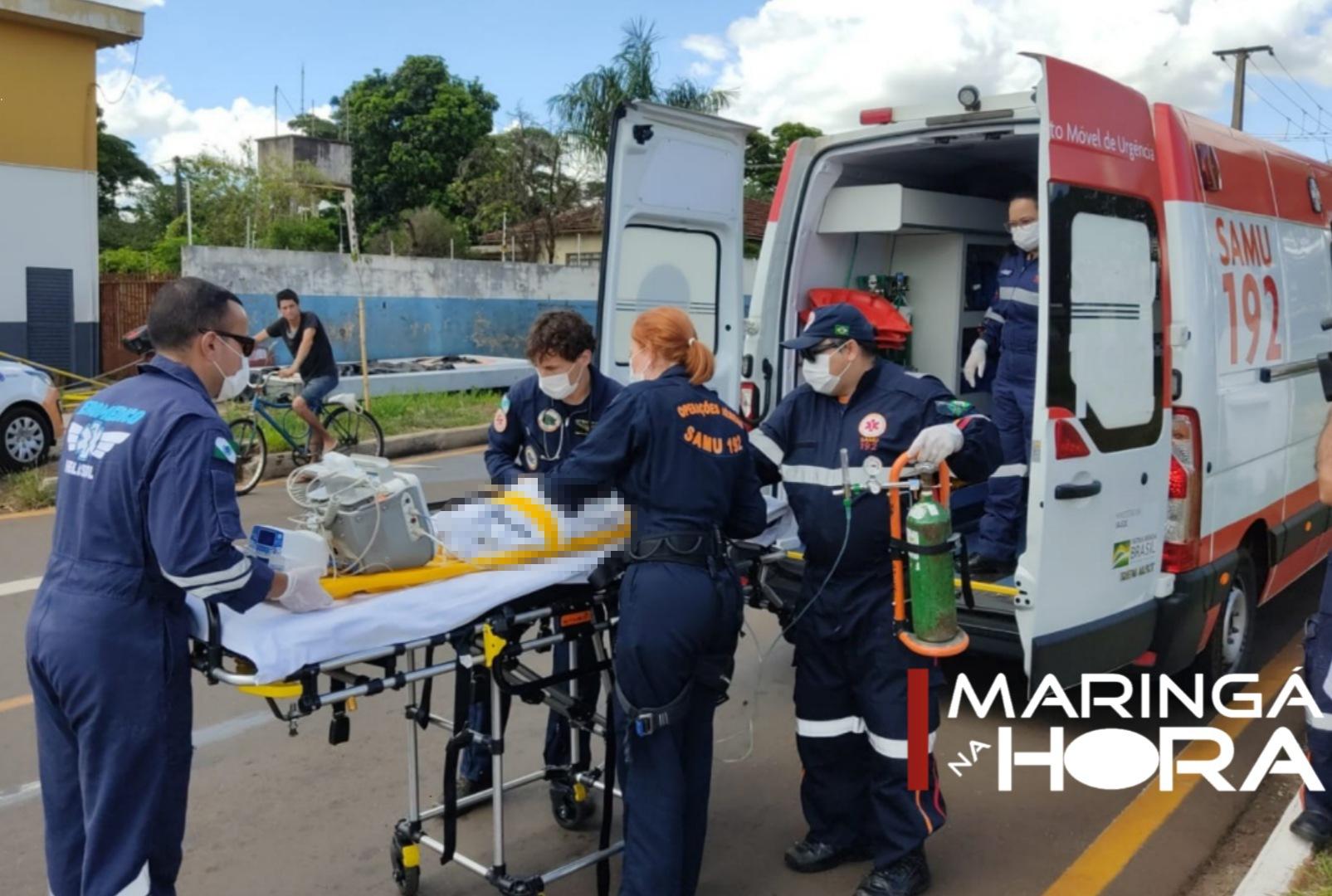 foto de Bebê é socorrido em estado gravíssimo após se afogar com leite em Mandaguaçu 