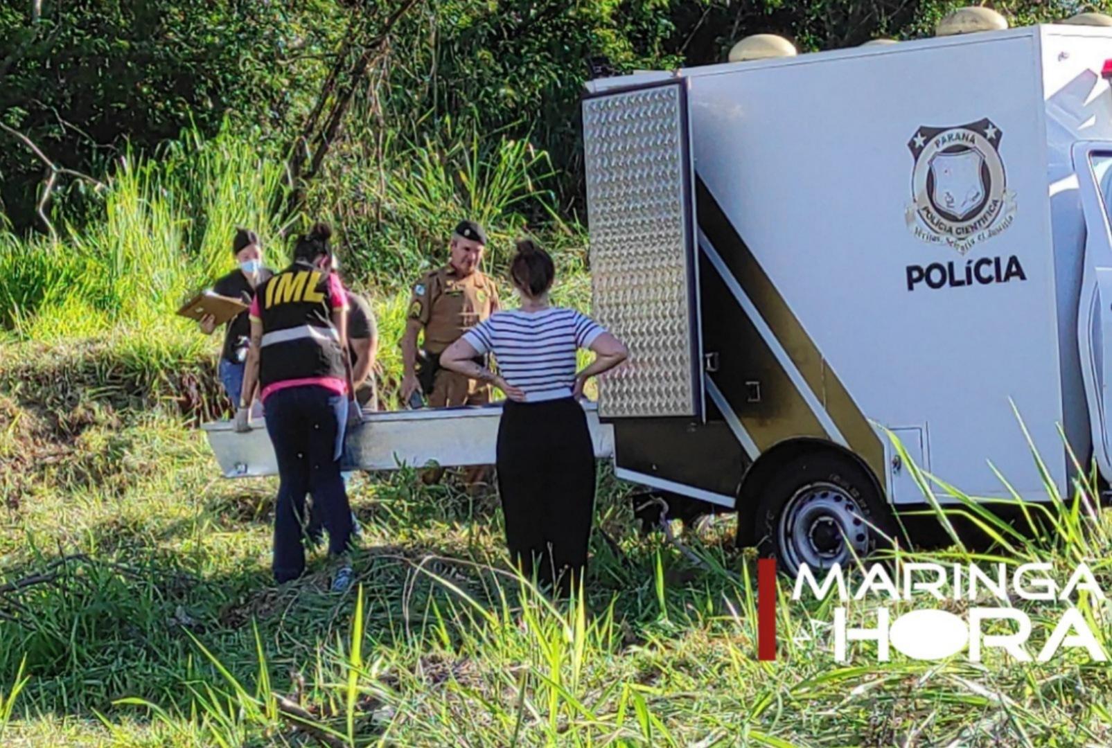 foto de Durante roçada em terreno, trabalhadores encontram corpo de rapaz em Maringá