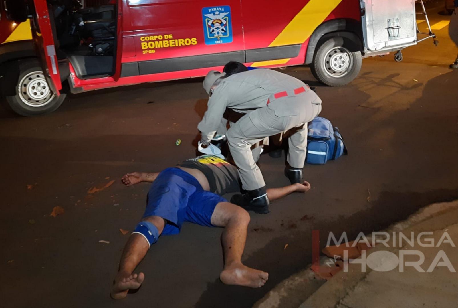 foto de Homem acusado de ter agredido a própria esposa gestante e estuprado uma mulher em Paiçandu acabou sendo espancado