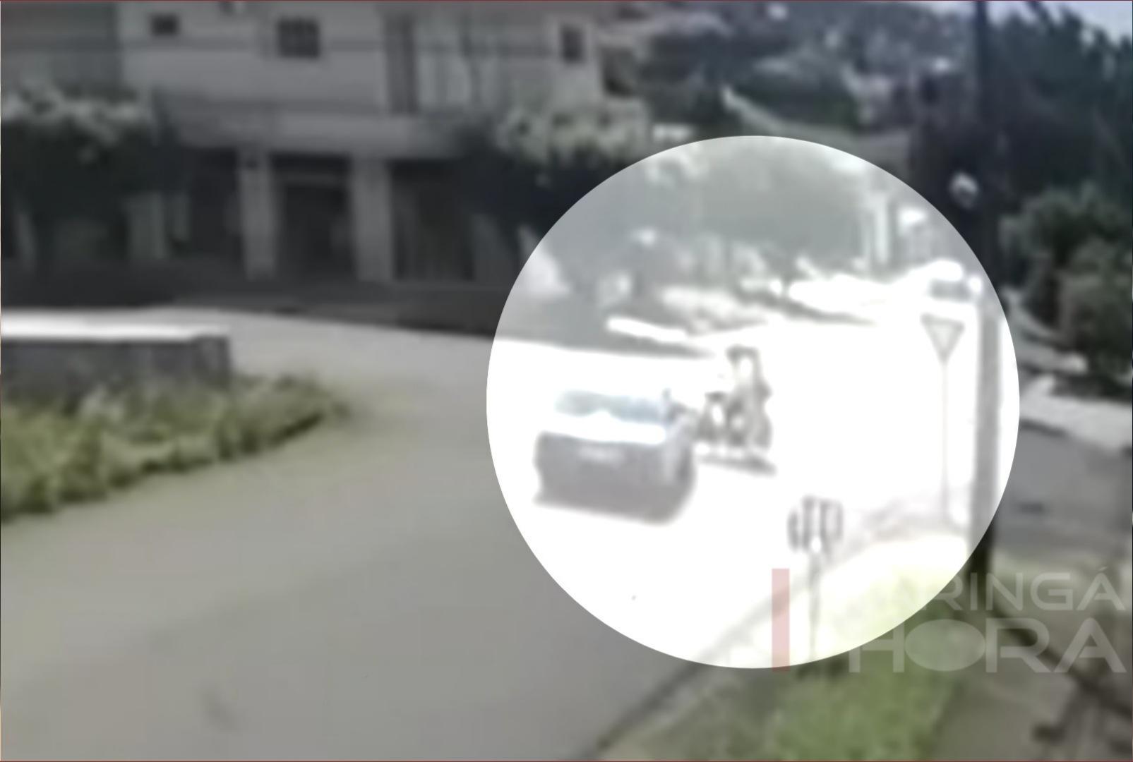 foto de Vídeo mostra acidente em Maringá e motorista foge sem prestar socorro 