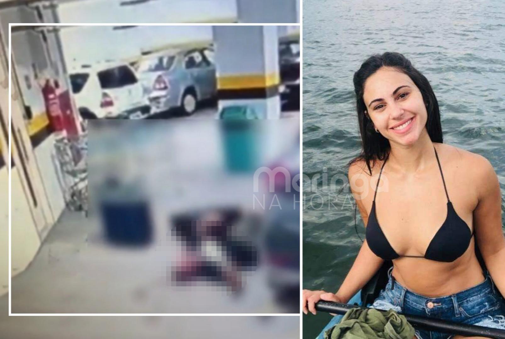 foto de Vídeo mostra momento em que jovem de Astorga é morta a tiros pelo ex-companheiro, depois do crime autor se matou