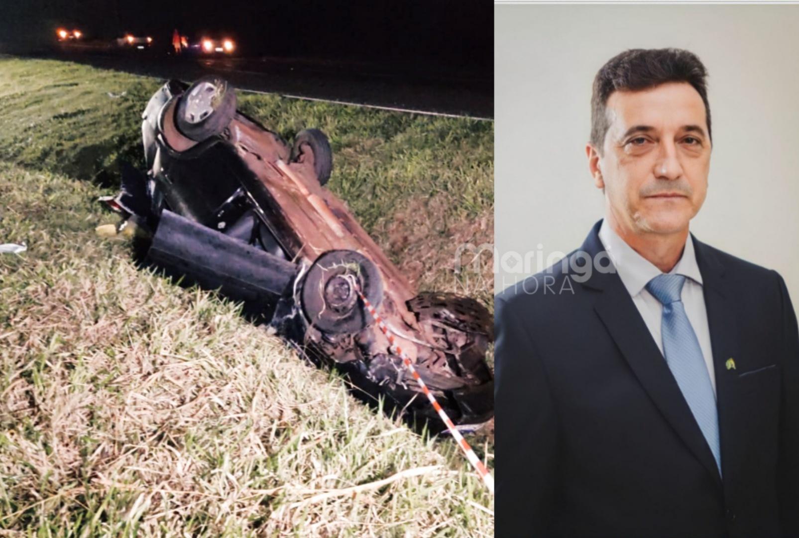 foto de Vereador de Itambé morre após carro capotar na PR-317 próximo a Floriano