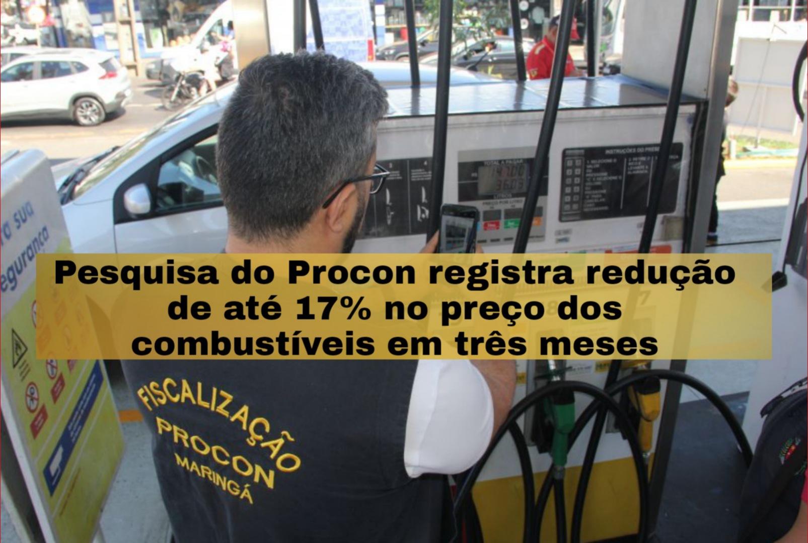 foto de Pesquisa do Procon registra redução no preço dos combustíveis em três meses