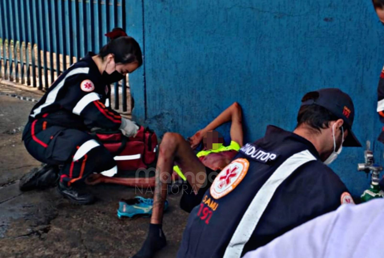 foto de Homem fica em estado gravíssimo após ser esfaqueado durante a tarde em Maringá