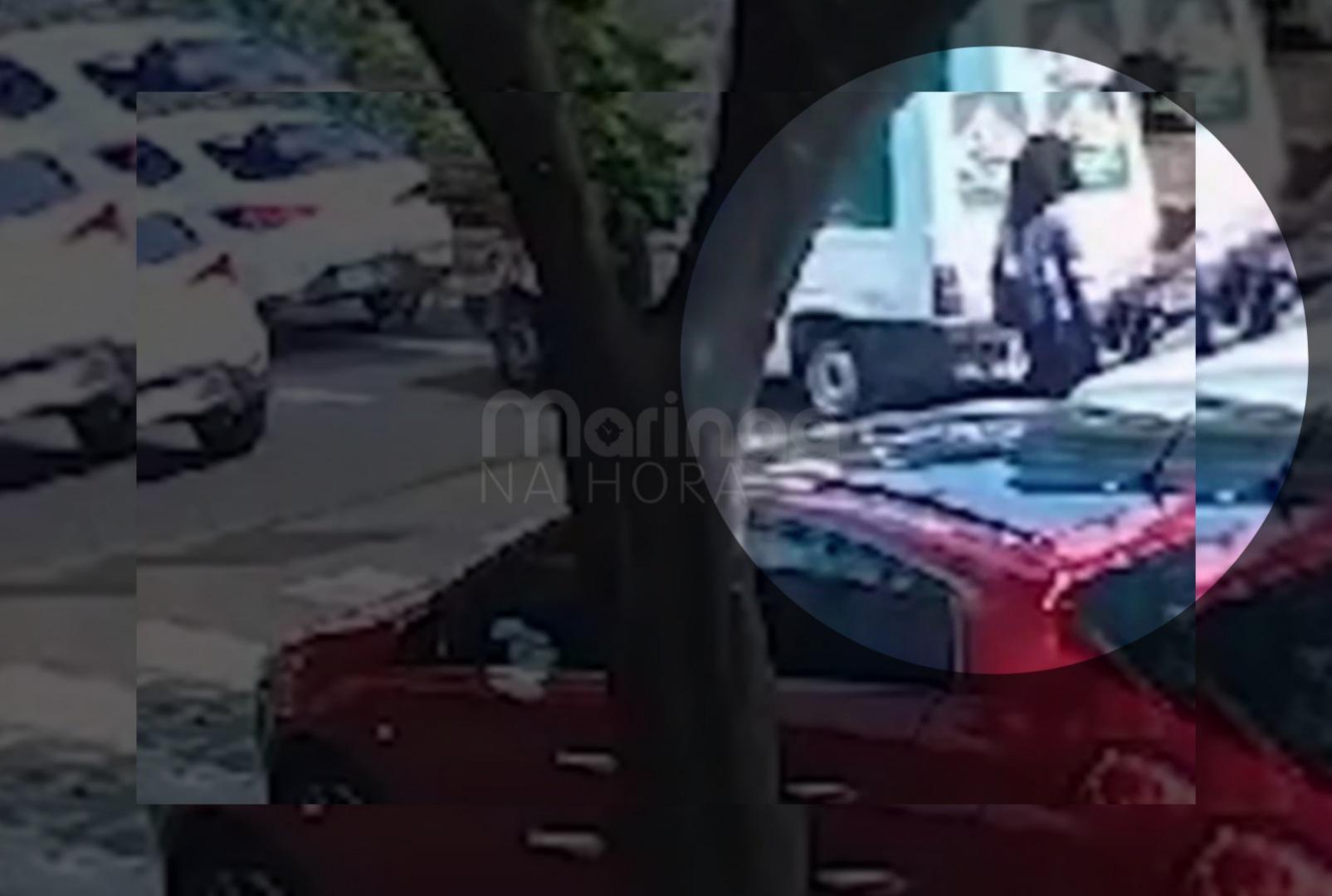 foto de Veja vídeo que mostra adolescente de 15 anos sendo atropelada por moto em avenida de Maringá