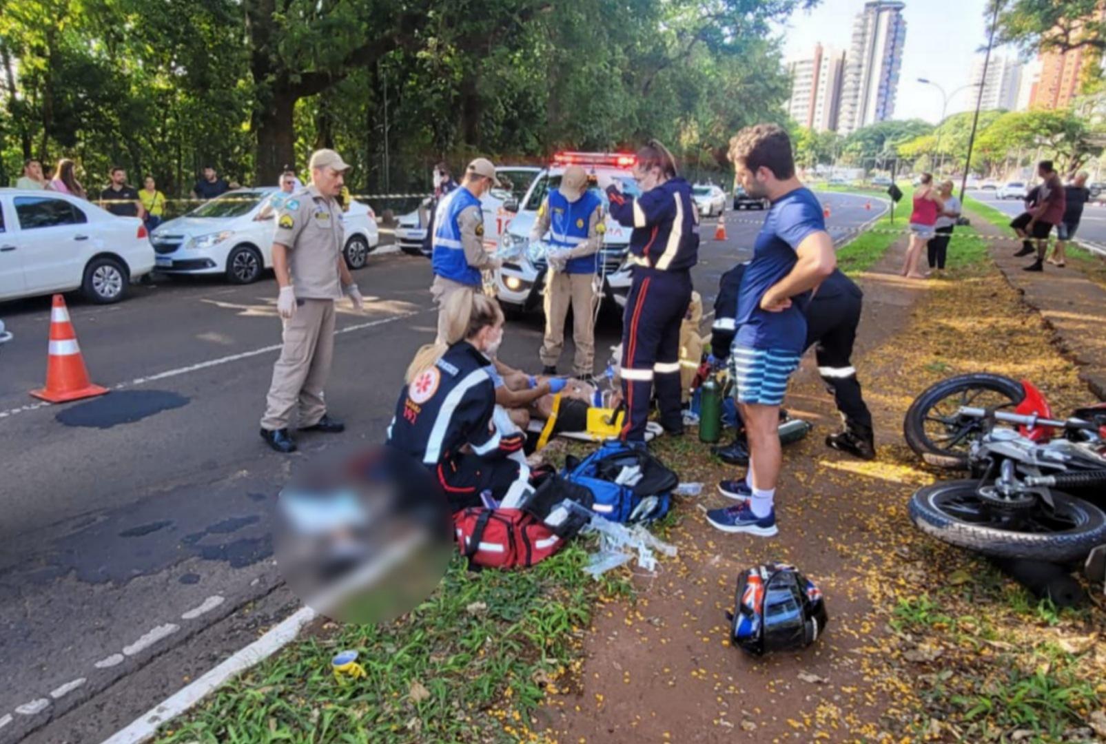 foto de Homem tem perna arrancada durante acidente em Maringá